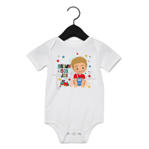 Mixed Race Baby Boys Bodysuit - FDB37 | Fefus Designs