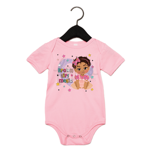 Brown Girl Magic Baby Bodysuit - FDG34 | Fefus Designs