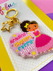 Load image into Gallery viewer, Reading Changes Everything Lg -  Keyring/ Bag Charm | Fefus Designs