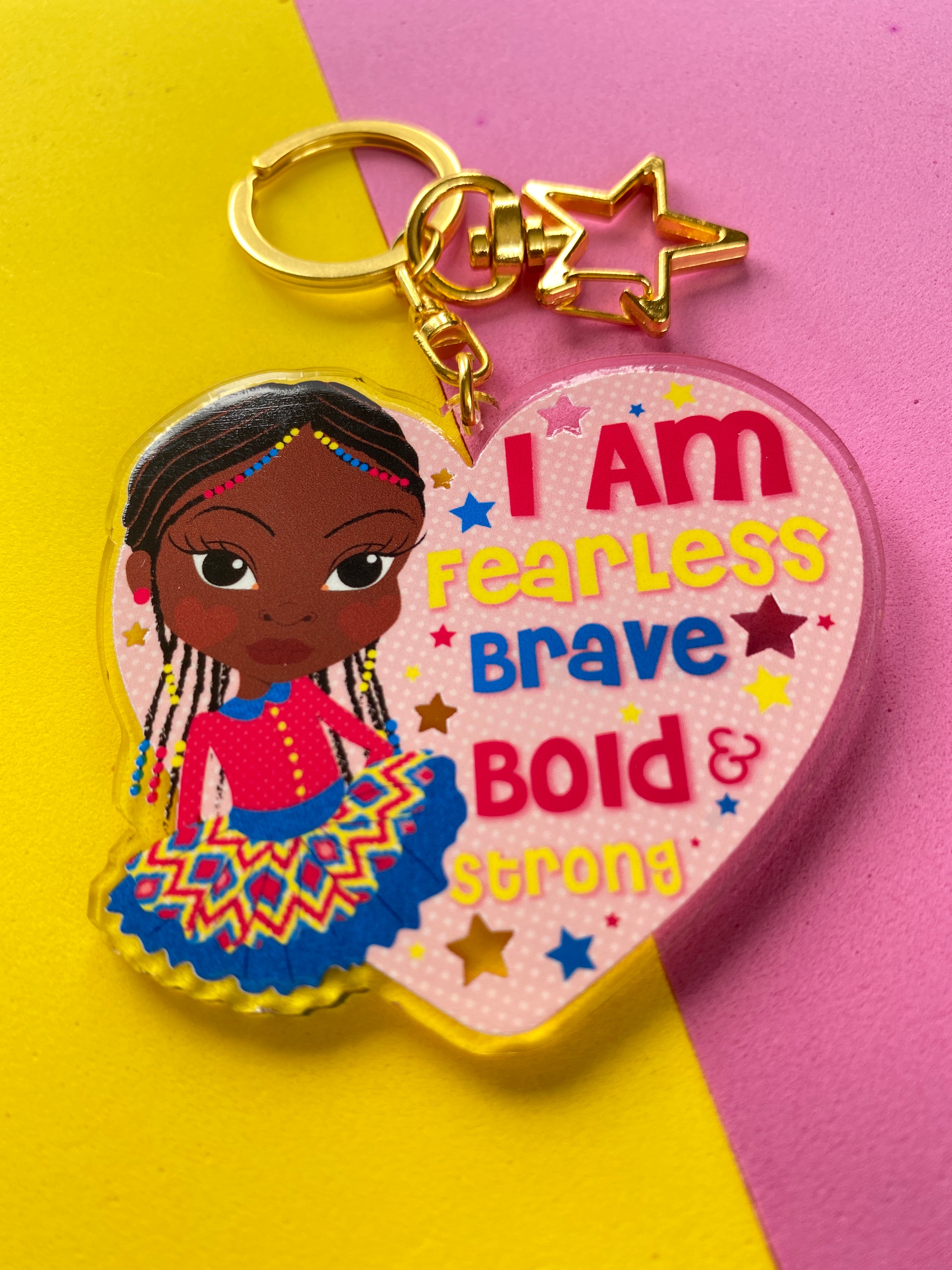 I Am Affirmation -  Keyring/ Bag Charm | Fefus Designs