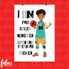 Load image into Gallery viewer, Kamil - Affirmation Football Wall Art