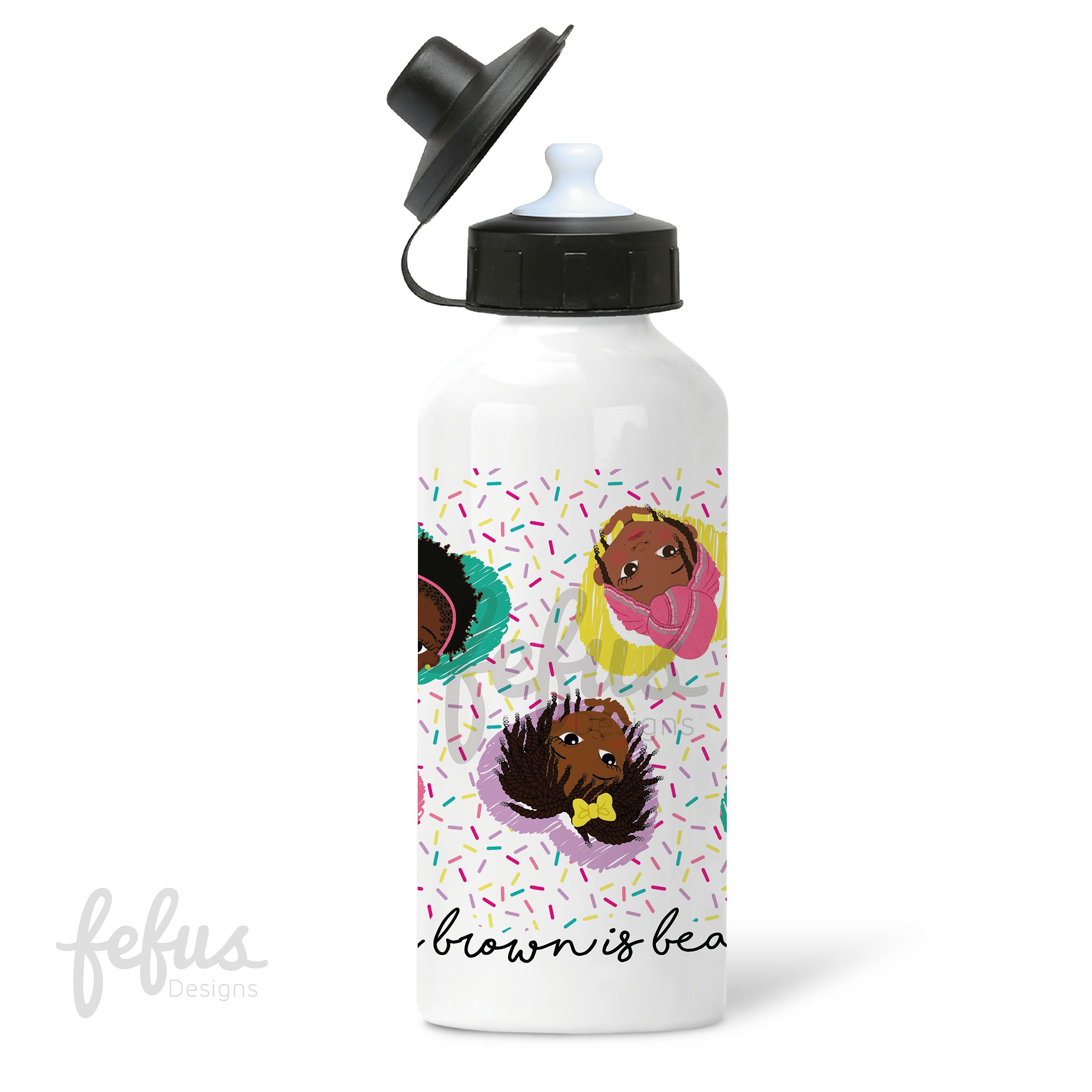 Sprinkles Aluminium Water Bottle | Fefus Designs